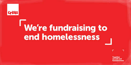 we're fundraising to end homelessness